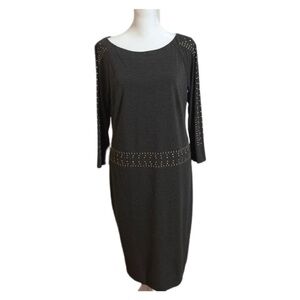 Rabbit Rabbit Rabbit Black Dress with Studded Accents